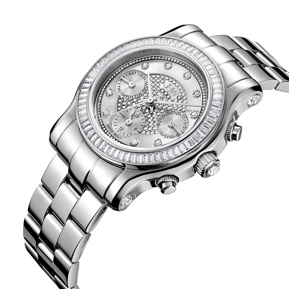 Jbw laurel j6330b stainless steel diamond watch angle_59ddf3e8 9420 45b4 b1d2 b2f6c2e1a148