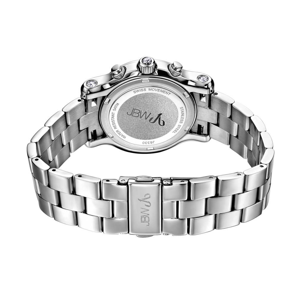 Jbw laurel j6330b stainless steel diamond watch back_6c6f4017 4ca9 4998 90e4 9a7de0f8cbf8
