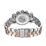Jbw laurel j6330d two tone stainless steel rosegold diamond watch back thumb