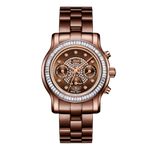 Jbw laurel j6330i two tone brown rosegold diamond watch front thumb