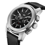 Jbw mohawk j6352a stainless steel black leather diamond watch angle thumb