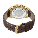 Jbw mohawk j6352b gold brown leather diamond watch back thumb