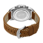 Jbw mohawk j6352d stainless steel brown leather diamond watch back thumb