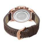 Jbw mohawk j6352e rose gold brown leather diamond watch back thumb