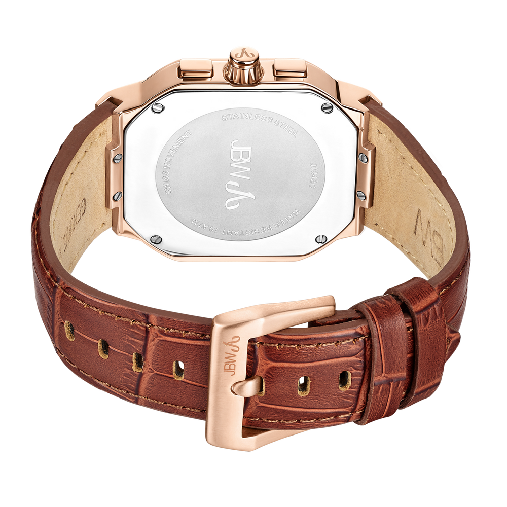 Jbw orion j6342c rosegold brown leather diamond watch back_4129a947 6cfe 456b 94c0 e88a0e2bc428