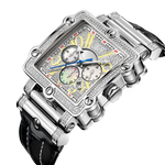 Jbw phantom jb 6215 238 b stainless steel black leather diamond watch angle thumb