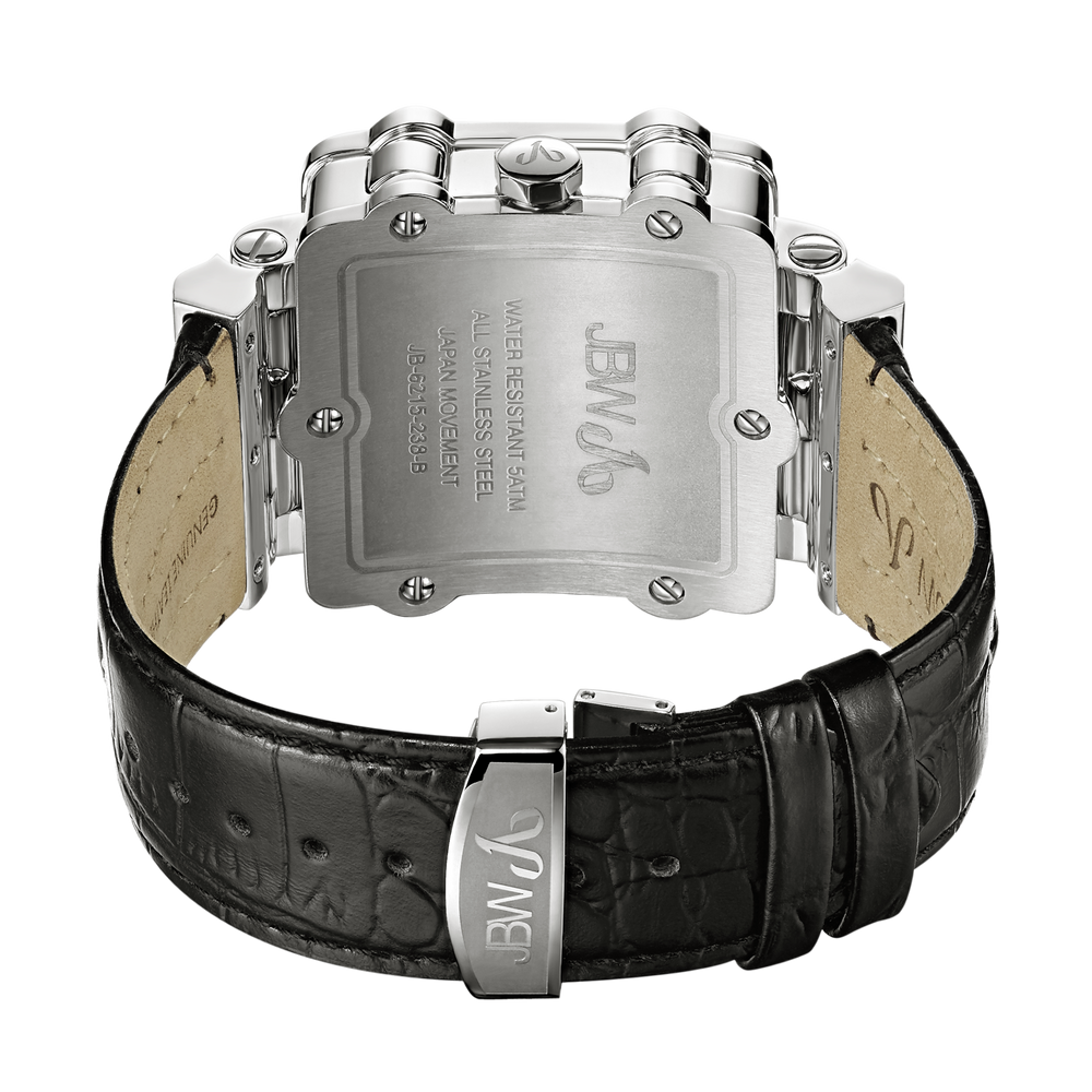 Jbw phantom jb 6215 238 b stainless steel black leather diamond watch back_4b11f023 6a56 4310 b354 4f61549acd6a