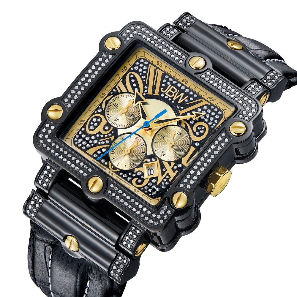 Jbw phantom jb 6215 238 f black ion black leather diamond watch angle_a006024c 8aa3 409a acbc 43019413bd07