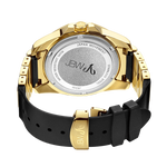 Jbw regal j6332a gold black silicone diamond watch back thumb