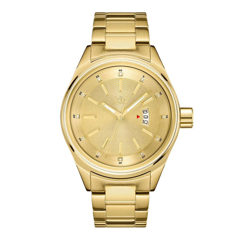 Jbw rook j6287l gold gold diamond watch front