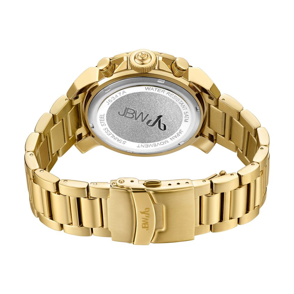 Jbw titus j6347a gold diamond watch back