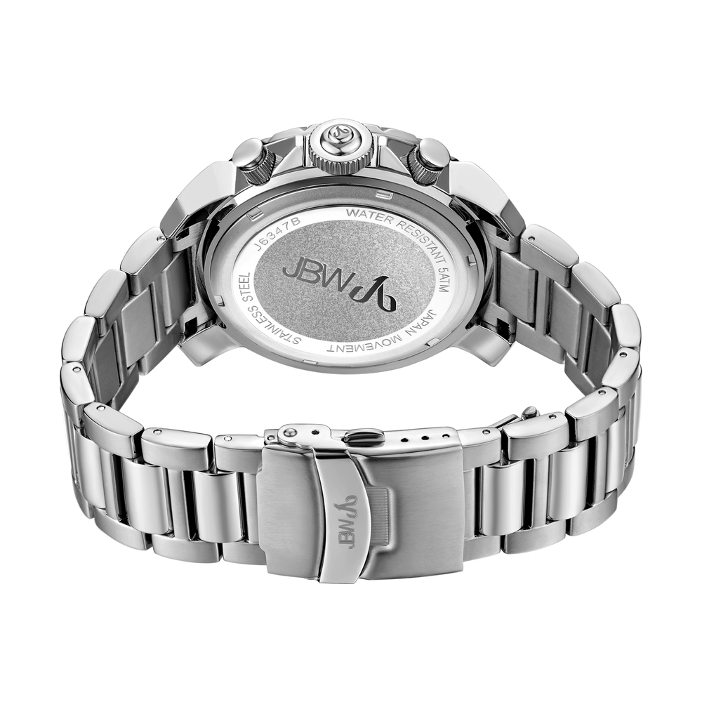 Jbw titus j6347b silver diamond watch back