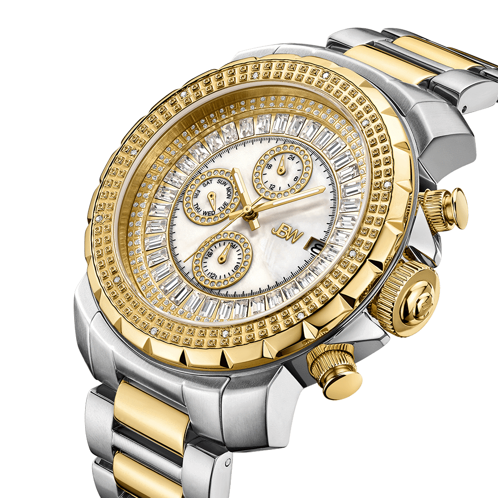 Jbw titus j6347c two tone silver gold diamond watch angle_dd4a8184 c74b 4d11 a5f0 9c5bc81cd015