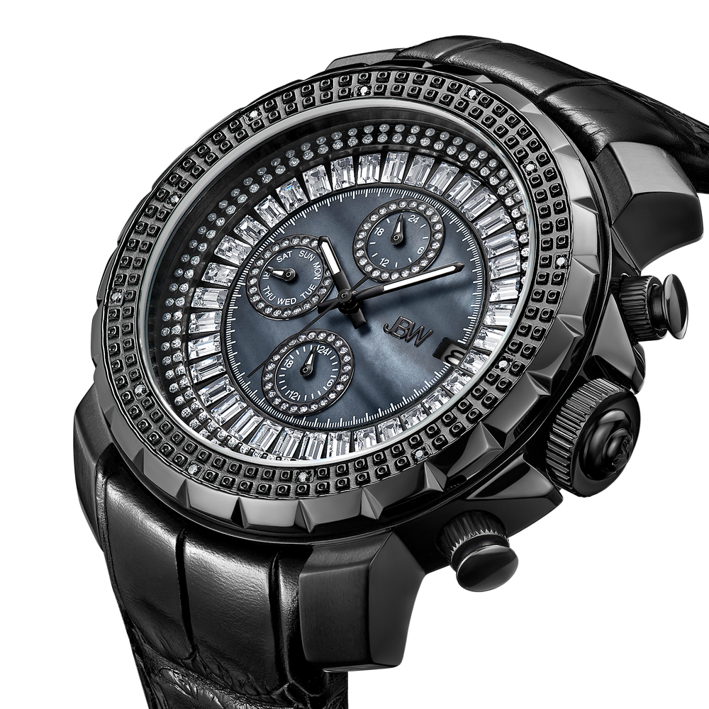 Jbw titus j6347l d black black leather diamond watch angle_09d8abdf 1eec 4b4d a773 be45a6b8e21d