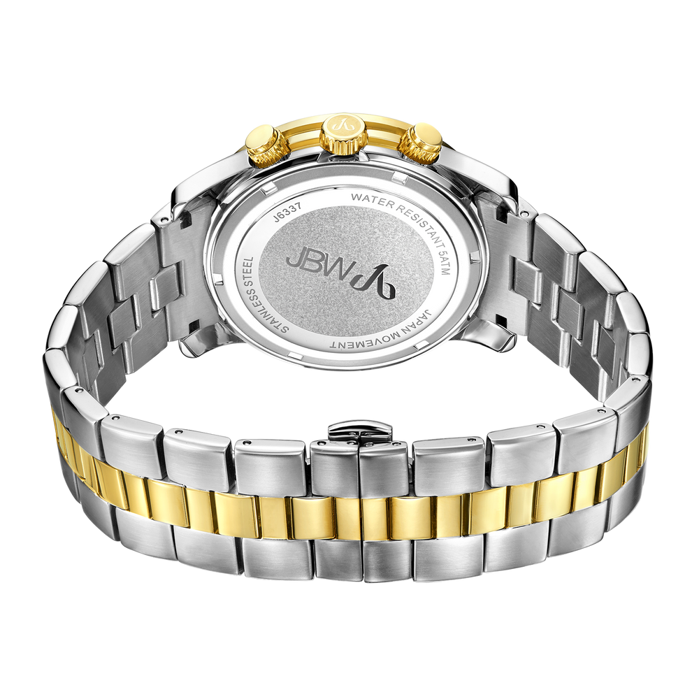 Jbw vanquish j6337a two tone stainless steel gold diamond watch back_94378fbb 410f 443e 9d87 ed1486d74eee