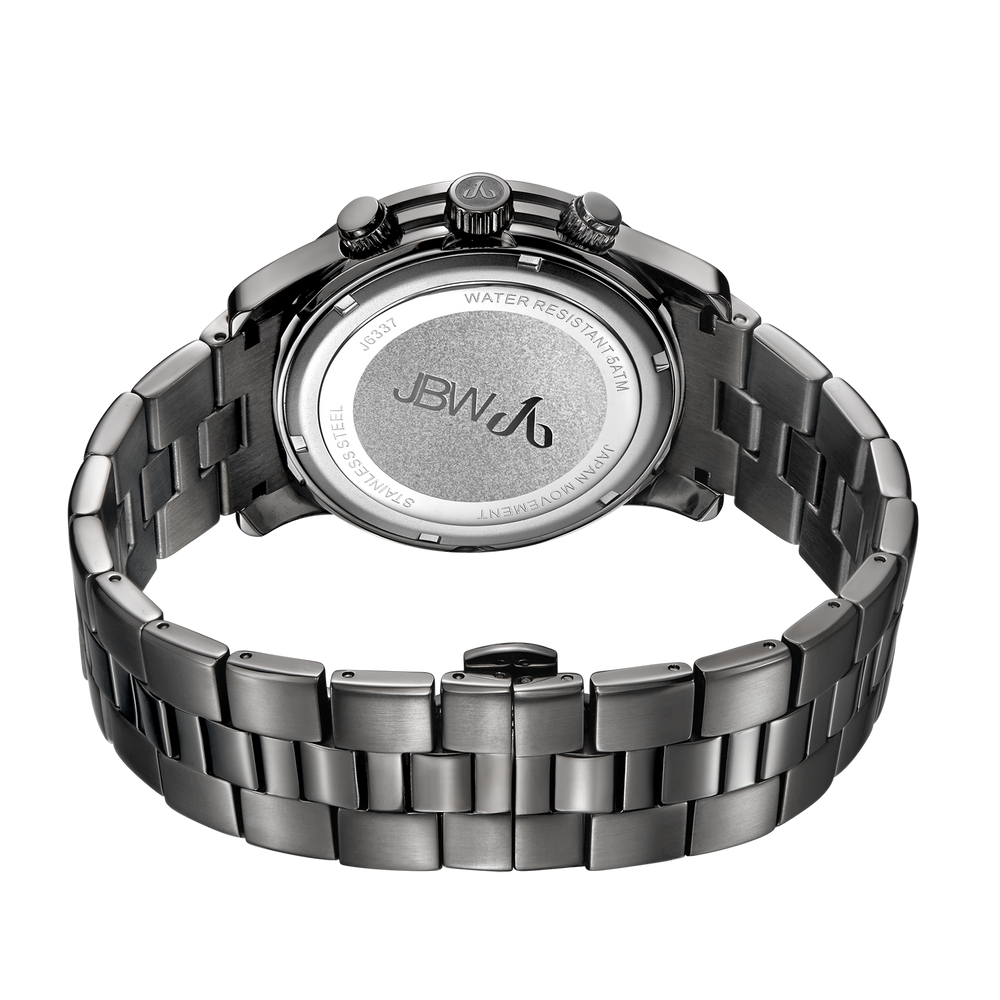 Jbw vanquish j6337d gunmetal gunmetal diamond watch back