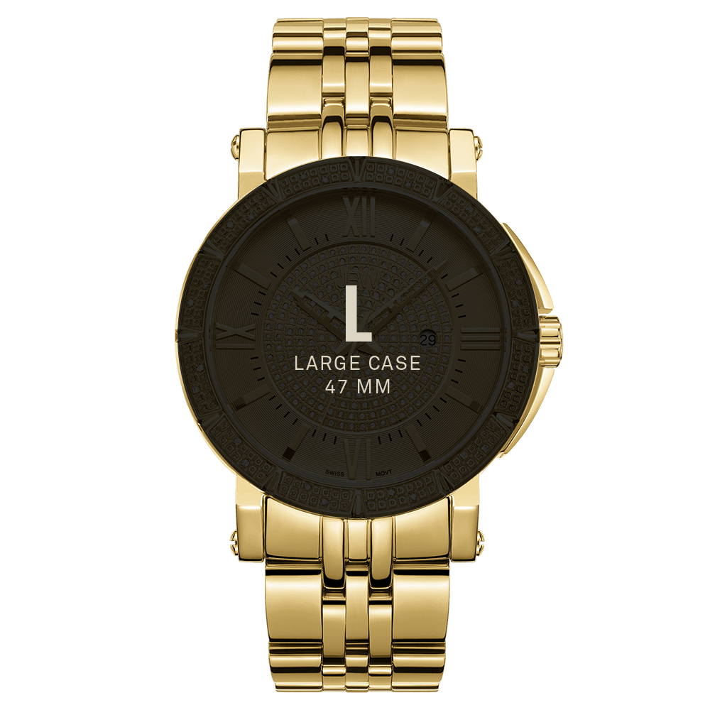 Jbw vault j6343a gold diamond watch size fit