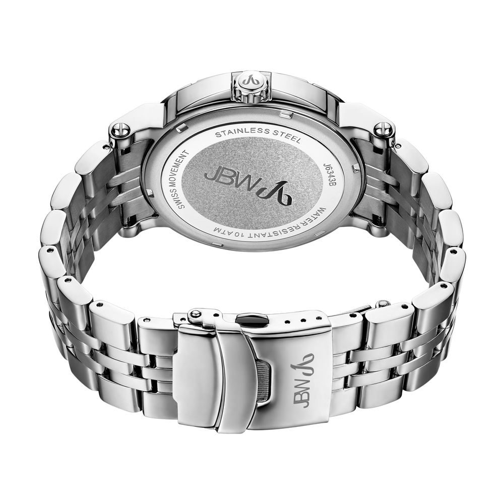 Jbw vault j6343b silver diamond watch back