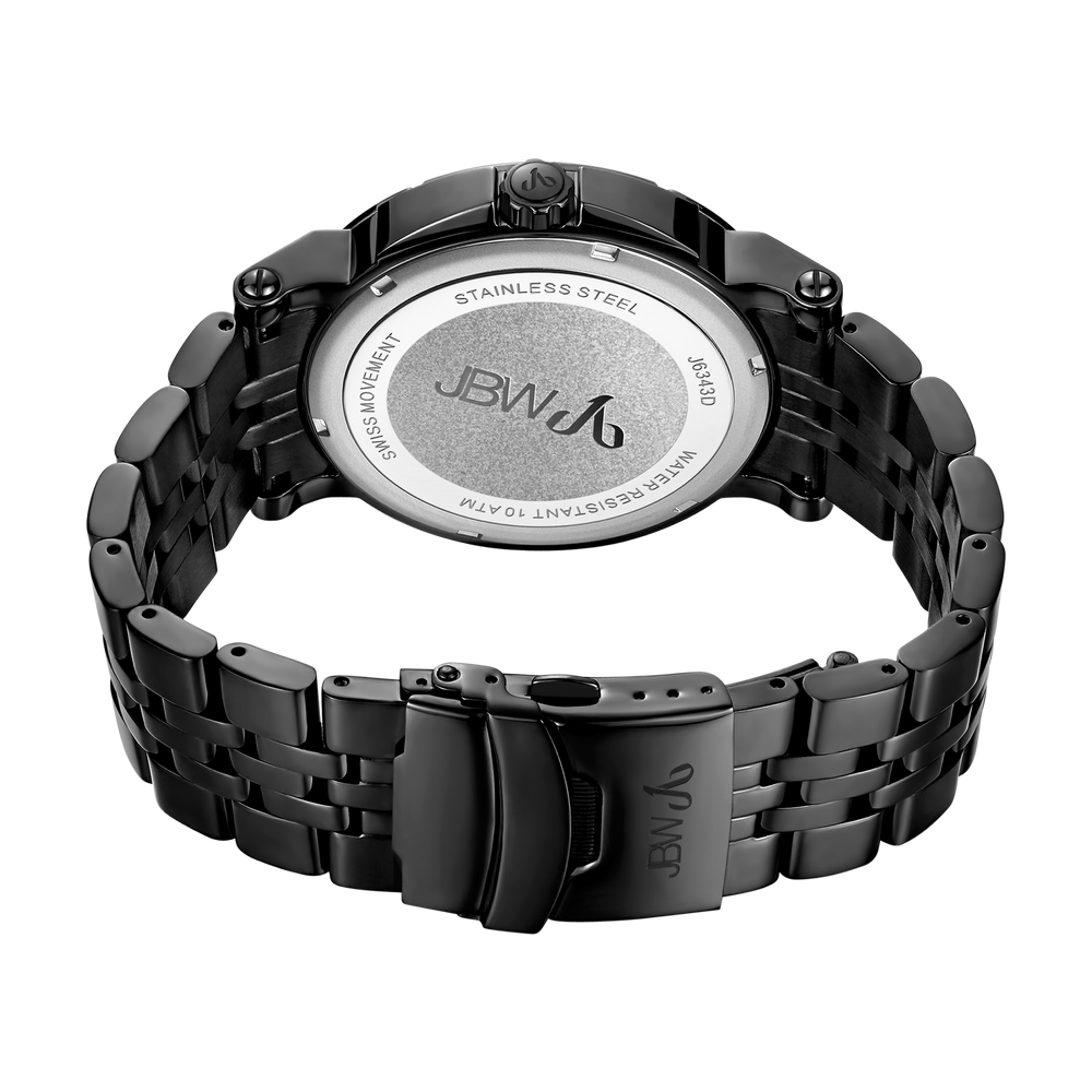 Jbw vault j6343d black diamond watch back