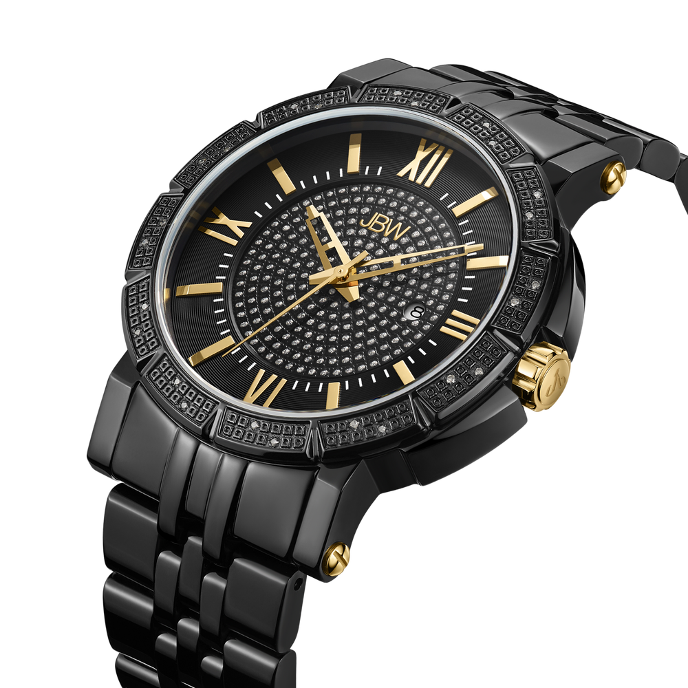 Jbw vault j6343e two tone black gold diamond watch angle_0187934b 1742 4ca1 8524 f6e284a1fac9