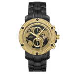 Jbw veyron j6360e two tone gold black diamond watch front thumb