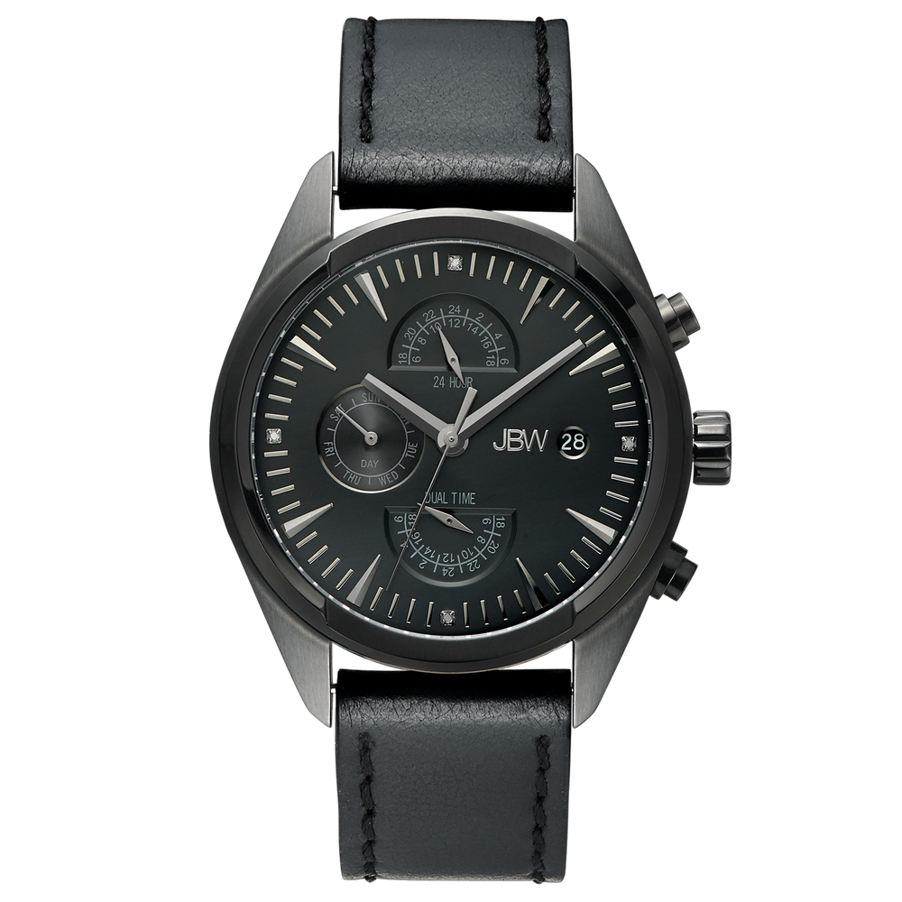 Jbw woodall j6300e black ion black leather diamond watch front_7d06106d f13b 4f83 82b4 f0ba0c006af6