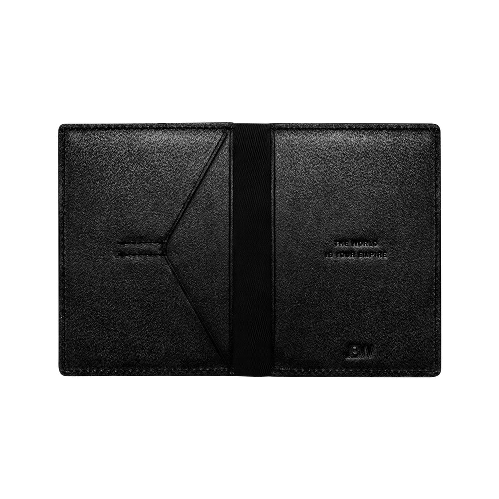 Jbw_j1024 gift passport black leather case open
